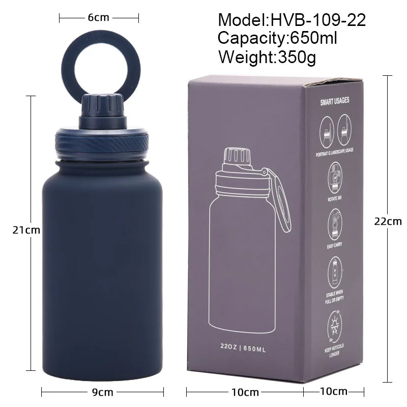 HydraMag Pro™  Magnetic Phone Holder Water Bottle